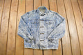 Vintage 1980s Acid Wash Denim Jean Jacket