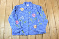Vintage 1990's Tantrum Collection Floral Embroidered Button Up Western Shirt Made In USA