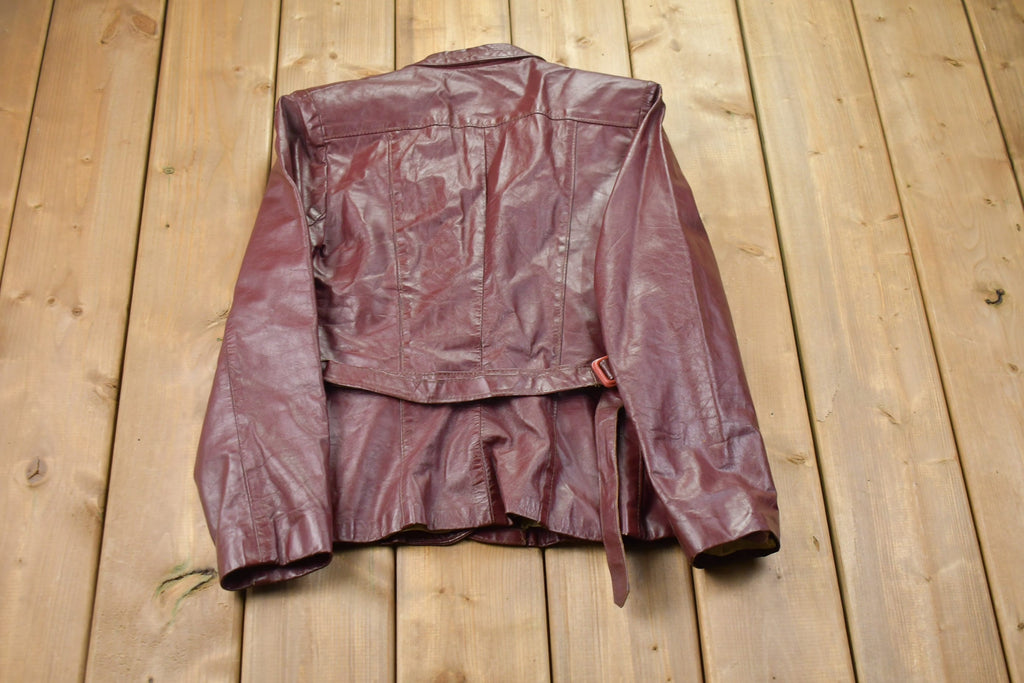 Vintage 1990s Cosa Nova Leather Blazer Jacket