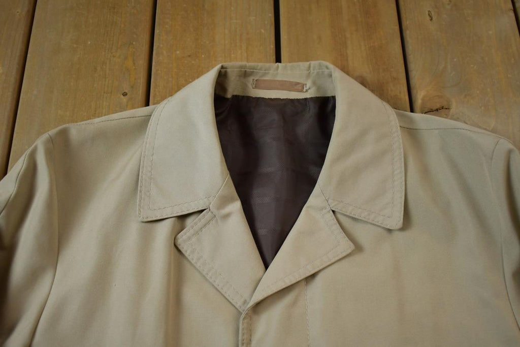 Vintage 1990s C&A Made in England Single Breasted Trench Coat - 38R