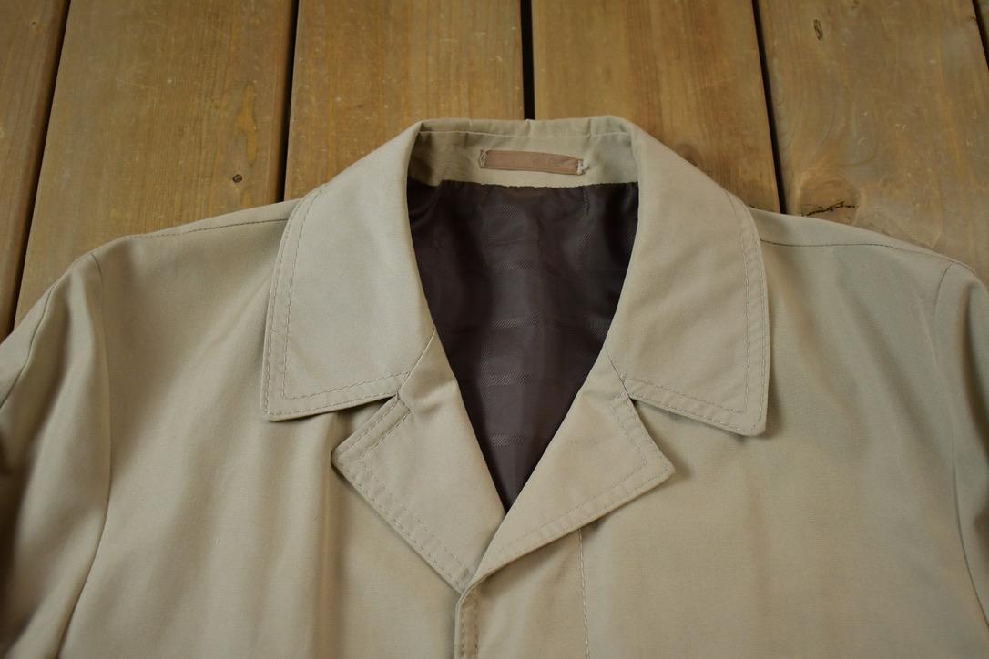 Vintage 1990s C&A Made in England Single Breasted Trench Coat - 38R