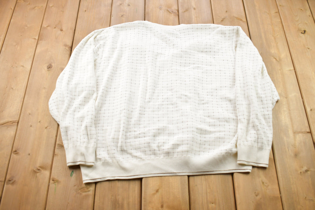 Vintage 1990s Golf Cardigan Sweater