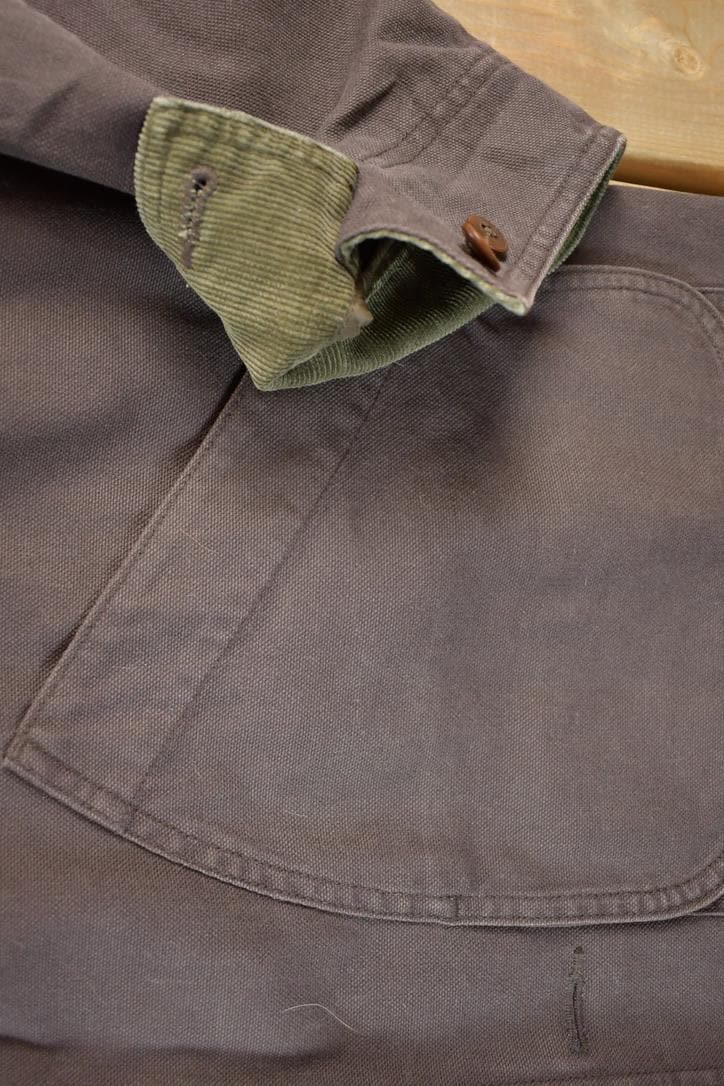 Vintage 1990s LL Bean Collared Workwear Jacket Made In USA