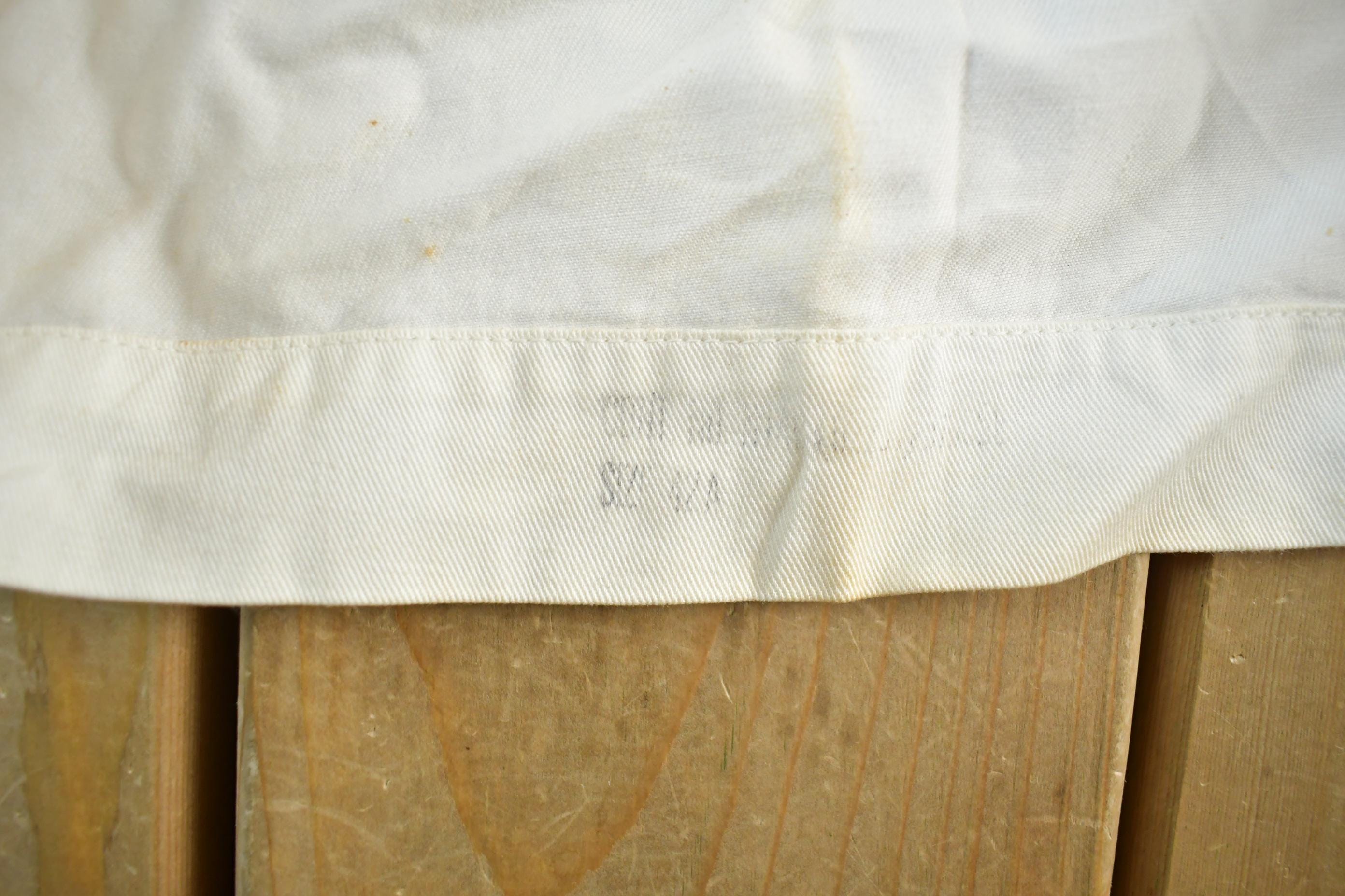 Vintage 1940s Military Navy U.S.S. Bennington Sailor WW2 Era Shirt Men's Small