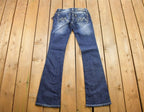 Vintage Y2K Miss Me Bedazzled Low Rise Jeans Size 26x31