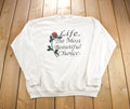 Vintage 1993 Life The Most Beautiful Choice Cute Crewneck Sweater Made In USA