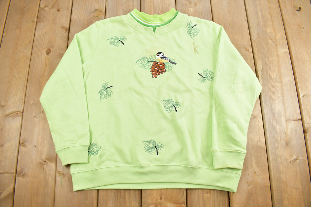 Vintage 1990s Shenanigans Cute Bird Crewneck