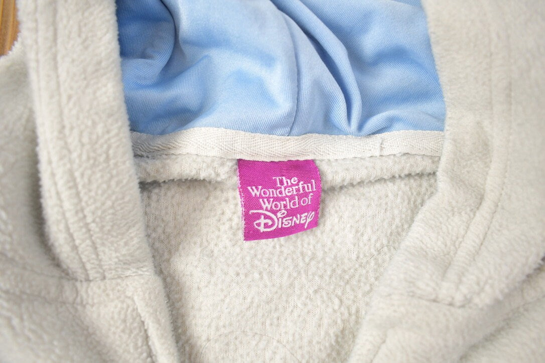 Vintage 1990s Disney's Eeyore Graphic Zip-Up Hoodie
