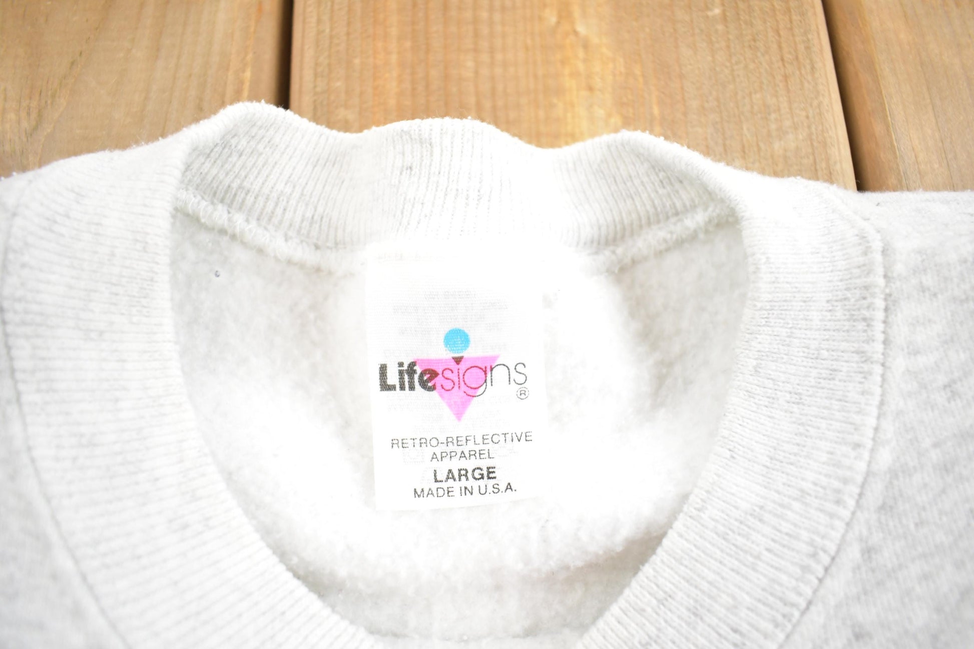 Vintage 1980s USAF Life Signs Crewneck Sweatshirt Made In USA