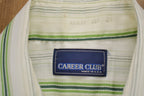 Vintage 1980s Striped Button Up Shirt /