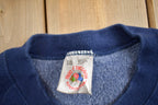 Vintage 1990s Elmhurst College Jazz Festival Souvenir Travel Crewneck Sweatshirt