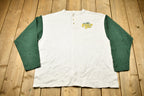 Vintage 1990s Larry McCarren's Locker Room NFL Quarter Button Loong Sleeve Shirt