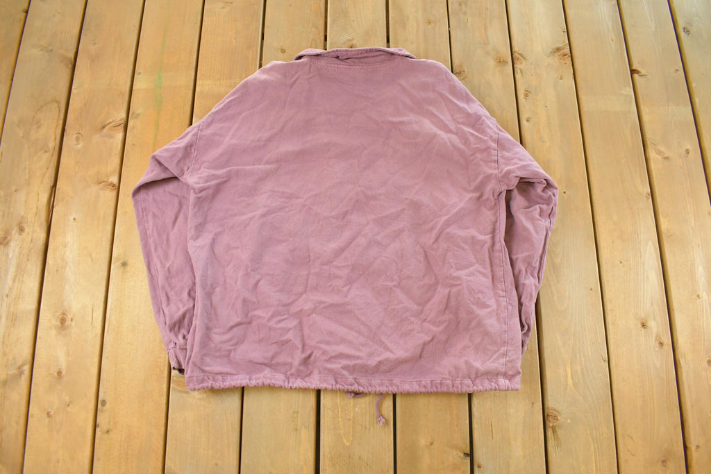Vintage 1990s Dragonfly Art Quarter Zip Sweatshirt Men's XL  90s Sweater  Cute  Athleisure  Garden  Grandma Sweater