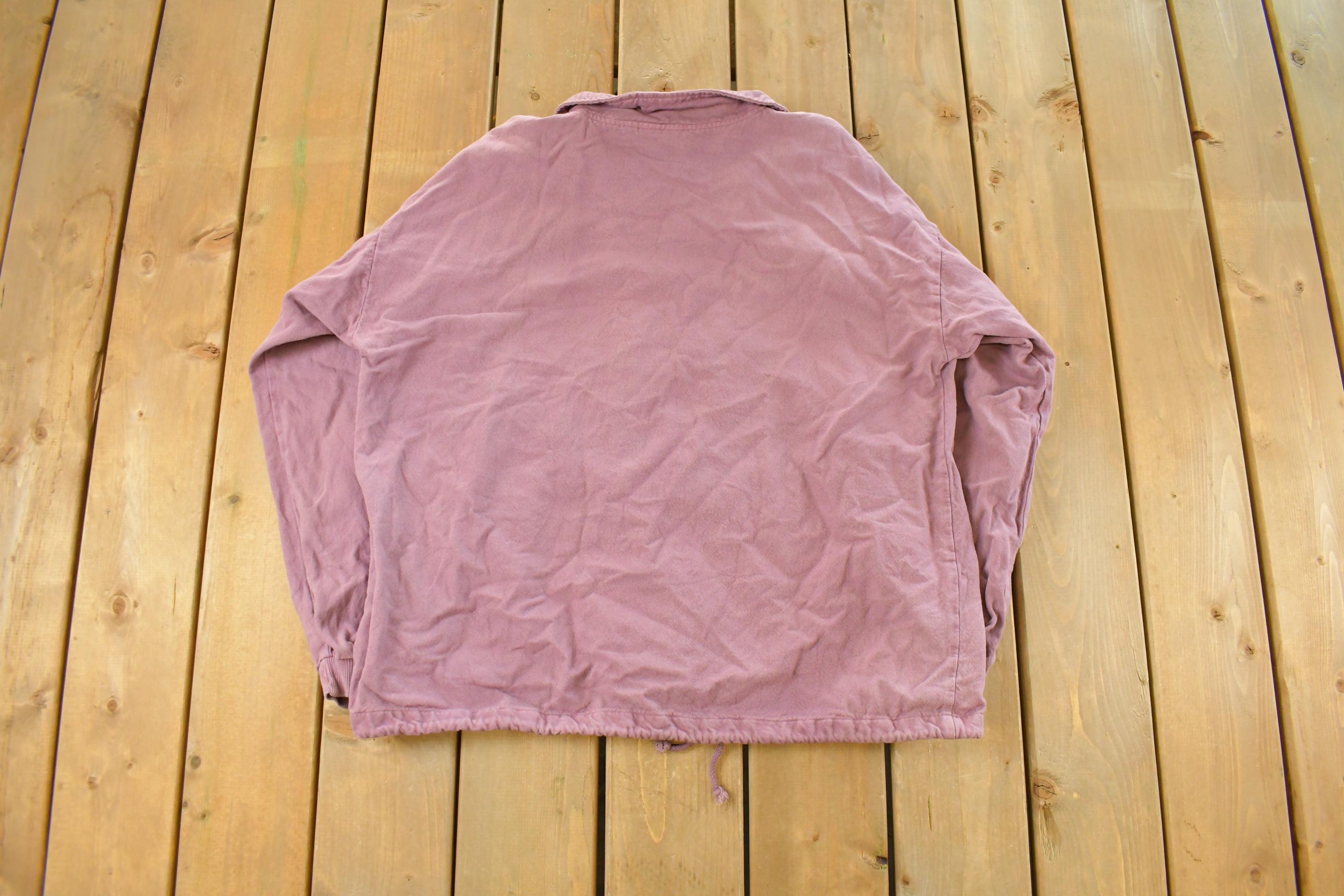 Vintage 1990s Dragonfly Art Quarter Zip Sweatshirt Men's XL  90s Sweater  Cute  Athleisure  Garden  Grandma Sweater