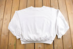 Vintage 1980s Heart and Stroke Foundation Speak Easy Graphic Crewneck Sweatshirt