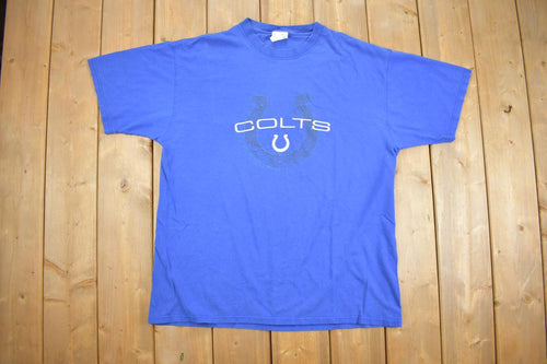Vintage Y2k NFL Colts Graphic T Shirt / American Football