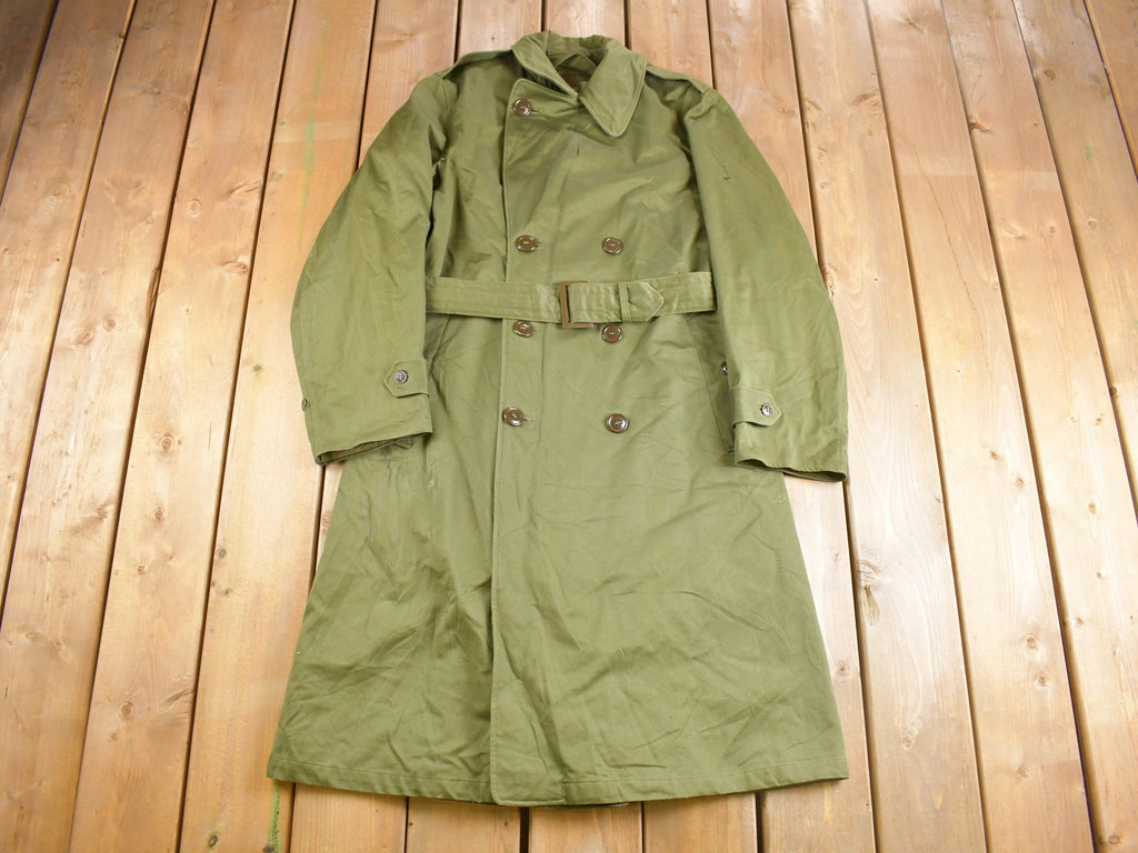 Vintage 1950s Military Overcoat