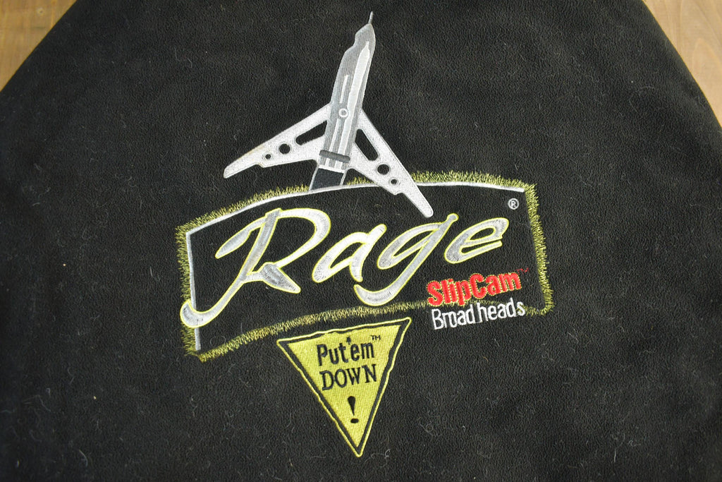 Vintage 1990s Rage Broadheads Hunting Fleece Jacket Men's XL