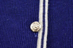 Vintage 1990s Blue Cardigan Sweater