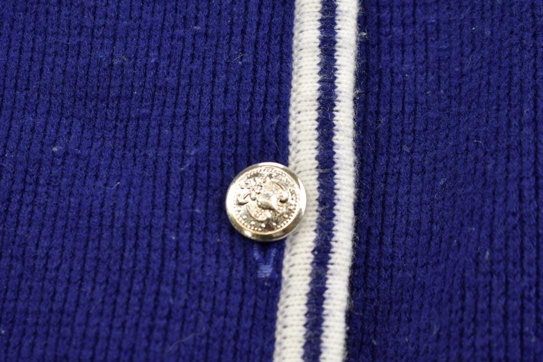 Vintage 1990s Blue Cardigan Sweater