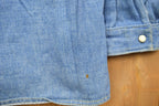 Vintage 1990s Blank Denim Button Up Shirt
