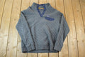 Vintage 1990s Patagonia Quilted Classic Mock Neck Quarter Button Sweatshirt