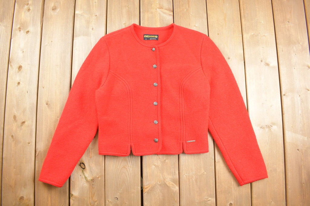 Vintage 1990s Geiger Cardigan Sweater