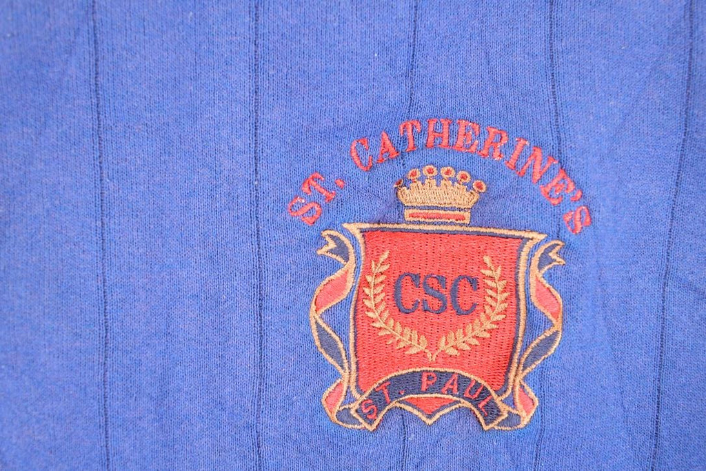 Vintage 1990s St Pauls St Catherines Embroidered Crewneck Sweatshirt Men's L
