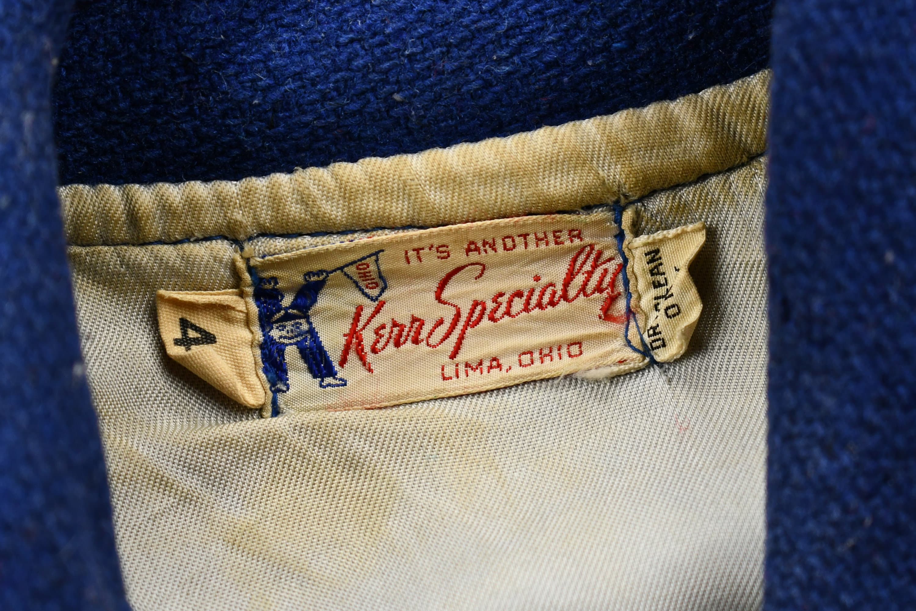 Vintage 1950s Mendon-Union Pirates Pam #75 Embroidered Snap-Button Jacket