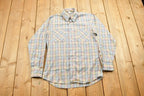 Vintage 1990s Levi's Plaid Flannel Button Up Shirt