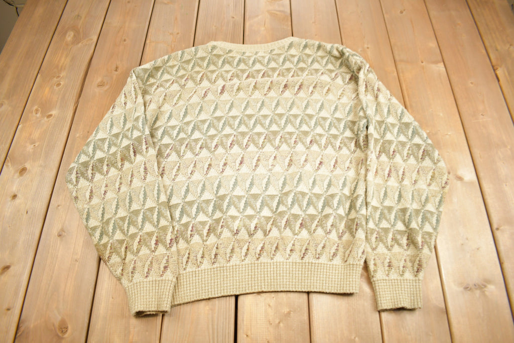 Vintage TSR USA Abstract Knit Sweater