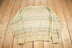 Vintage TSR USA Abstract Knit Sweater
