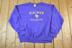 Vintage 1990s Minnesota Vikings NFL Lee Sport Crewneck Sweatshirt