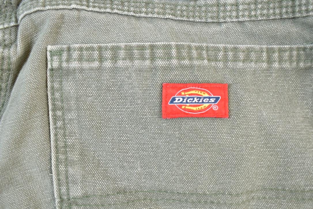 Vintage 1990s Dickies Denim Work Jeans Size 32 x 30 Made In USA  90s Carpenter Pants  Distressed Carhartt  Vintage Workwear