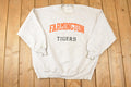 Vintage 1990s Farmington Tigers Embroidered Collegiate Crewneck Sweatshirt Mens XL