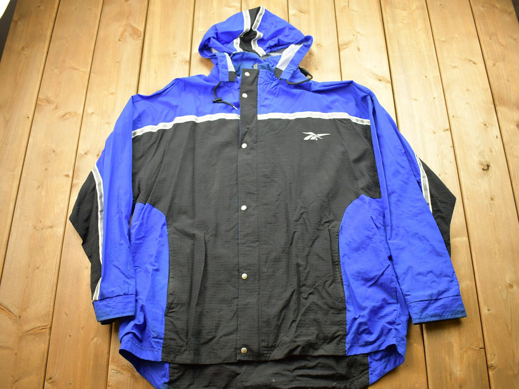 Vintage 1990s Reebok Hooded Windbreaker
