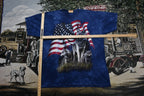 Vintage 2001 Tie Dye American Wolf Graphic T Shirt
