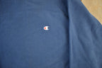 Vintage 1990s Champion Reverse Weave Navy Crewneck Sweatshirt Men's XL