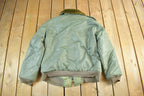 Vintage 1950s 1960s Timber King Flight Military Army Jacket Men's XL