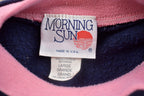 Vintage 1990s Morning Sun Double Collar Flower Crewneck Sweatshirt
