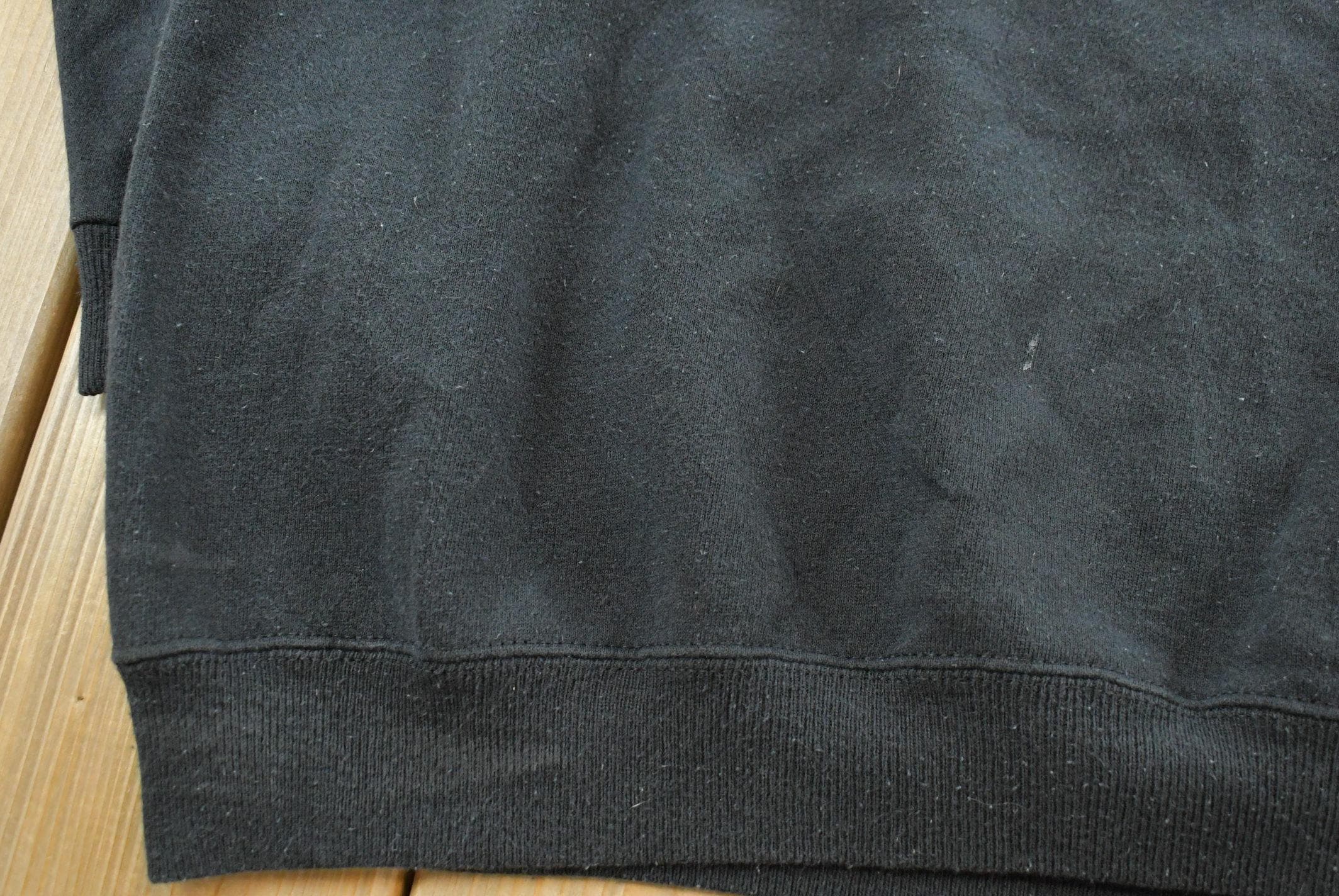 Vintage 1990s Hanes Her Way Blank Black Crewneck Sweatshirt Womens 3XL