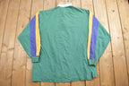 Vintage 1990s Kenneth Stevens Striped Rugby Sweatshirt