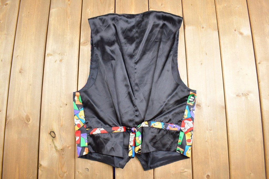 Vintage 1990s Looney Tunes Silk Vest
