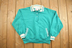 Vintage 1990s Active Attitudes Collard Sweatshirt