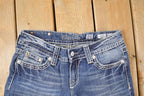Vintage Deadstock Y2K Miss Me Bedazzled Low Rise Jeans Women's Size 26x31