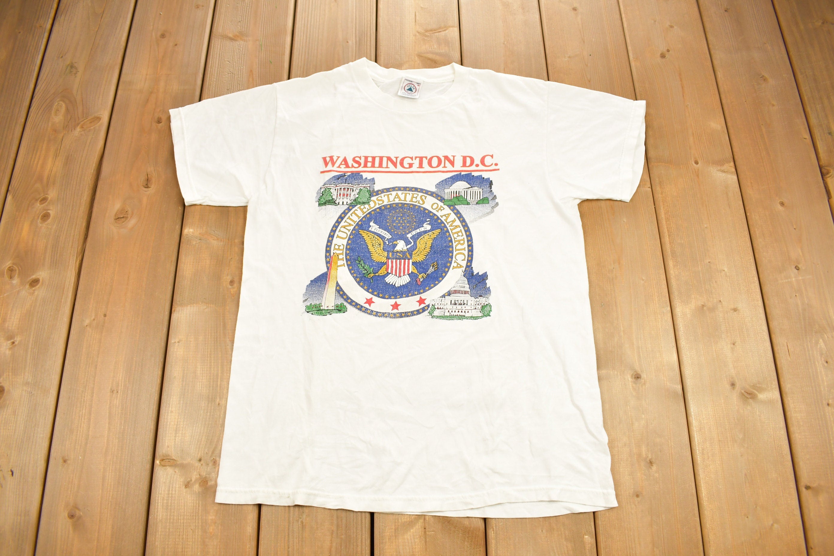 Vintage 1990s Washington D.C Tourism T-Shirt