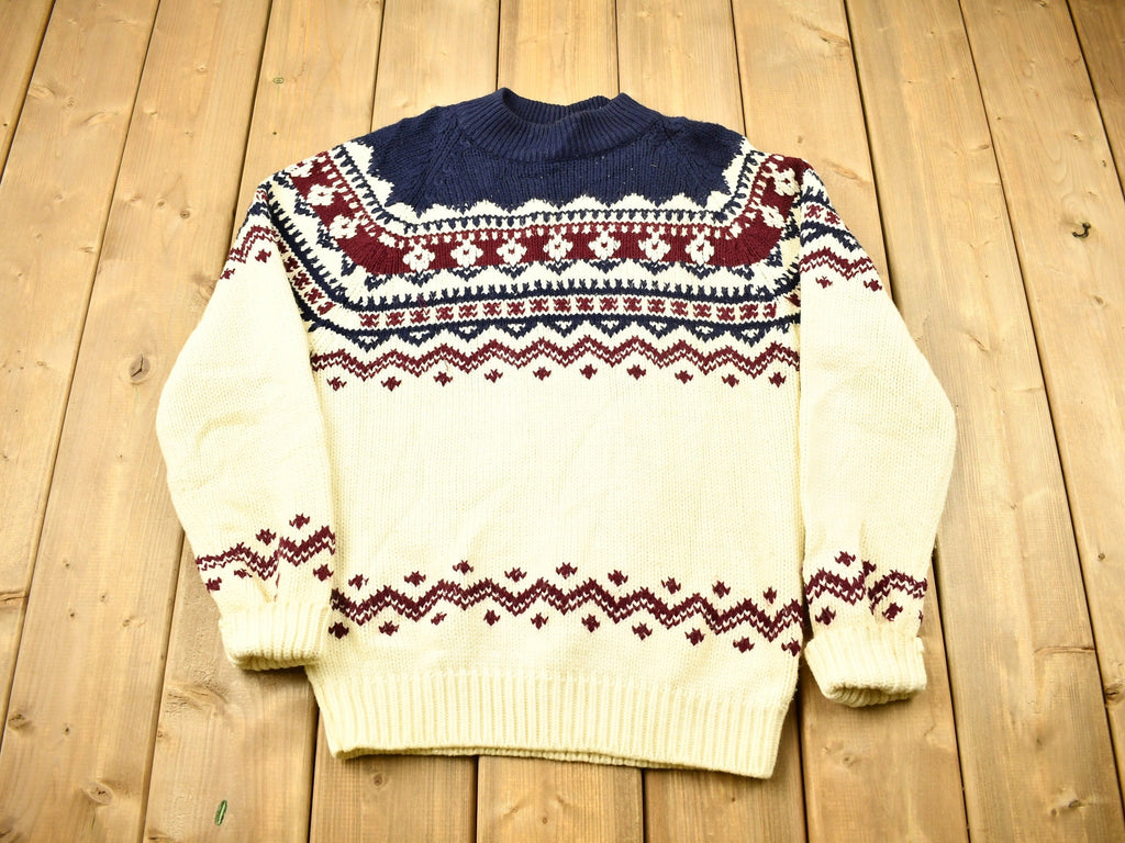 Vintage 1980s Christopher Rands Heavy Knitted Sweater