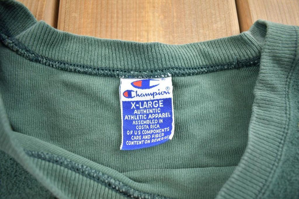 Vintage 1990s Champion Reverse Weave Embroidered Crewneck Sweatshirt
