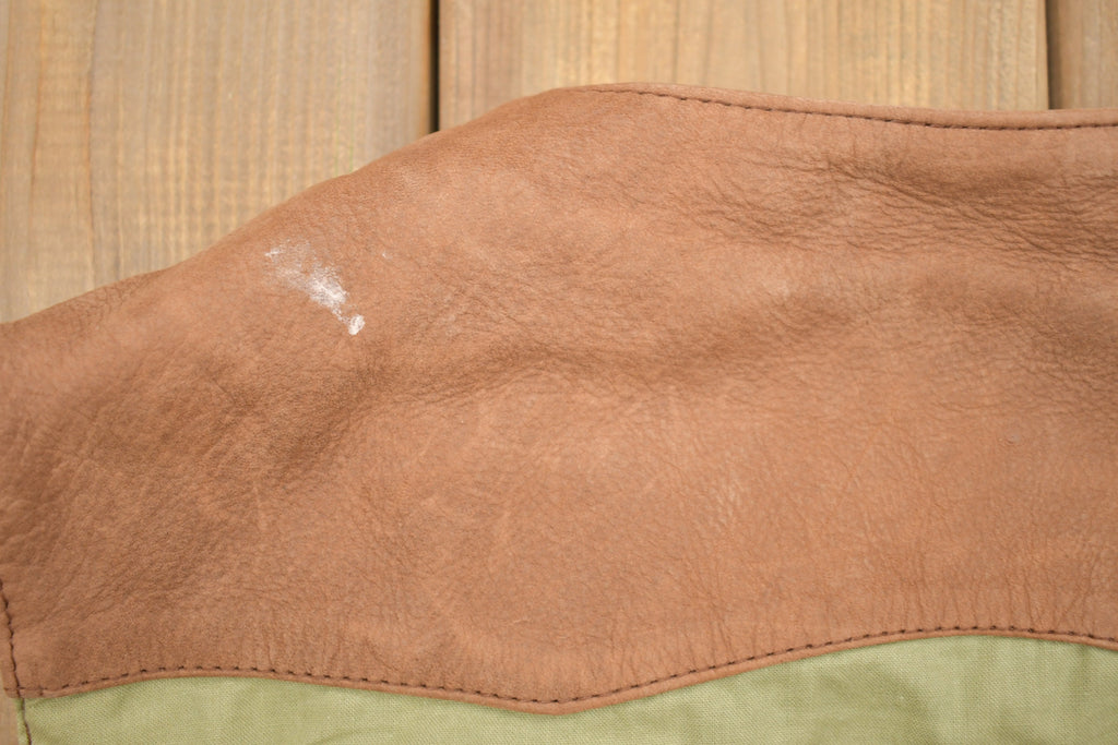 Vintage 1980s Roundtree & Yorke Brown Leather Vest