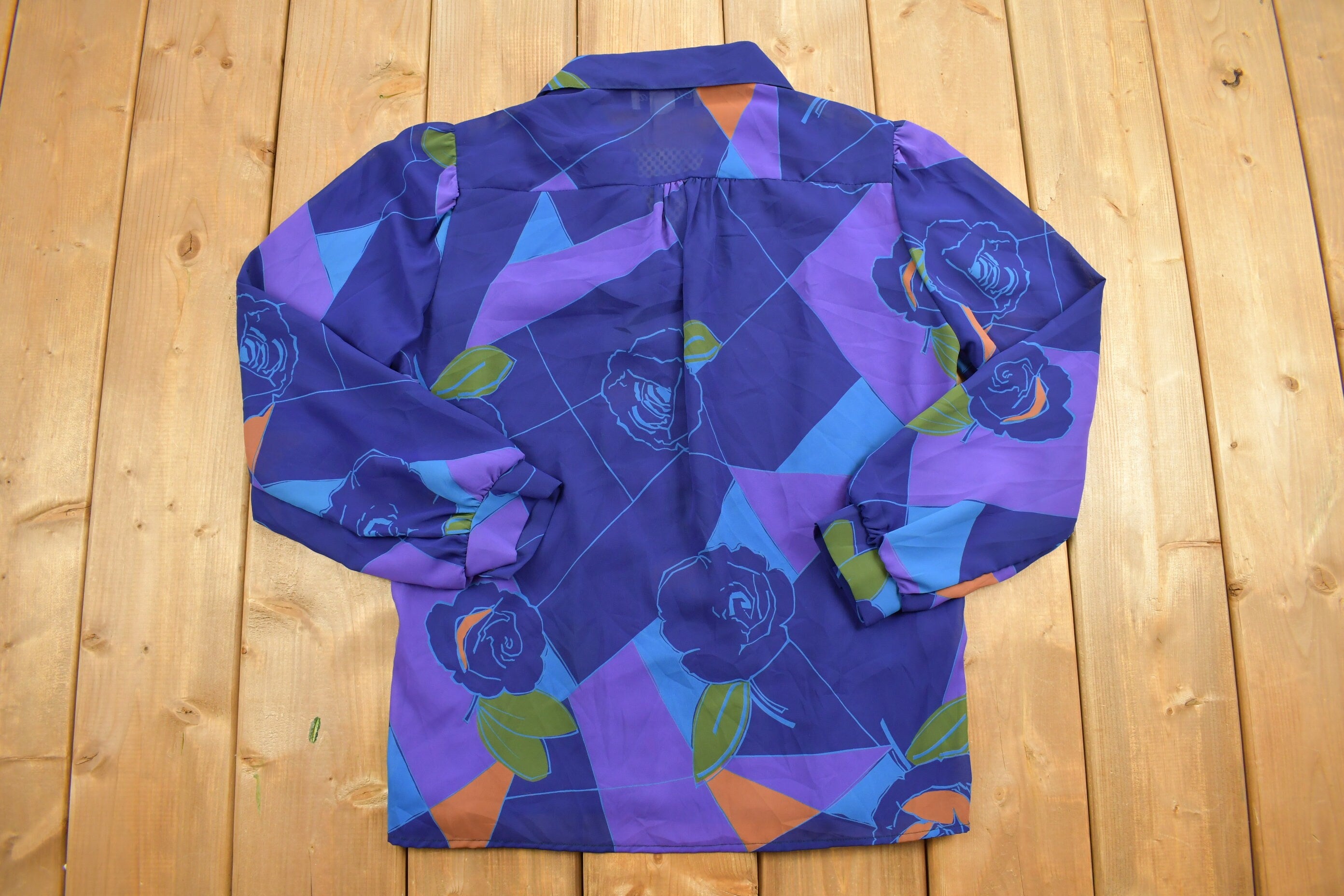 Vintage 1990s Clasissa New York Women's Button Up Shirt
